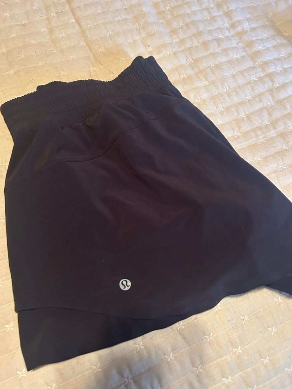 lululemon athletica Black Athletic Shorts Skort